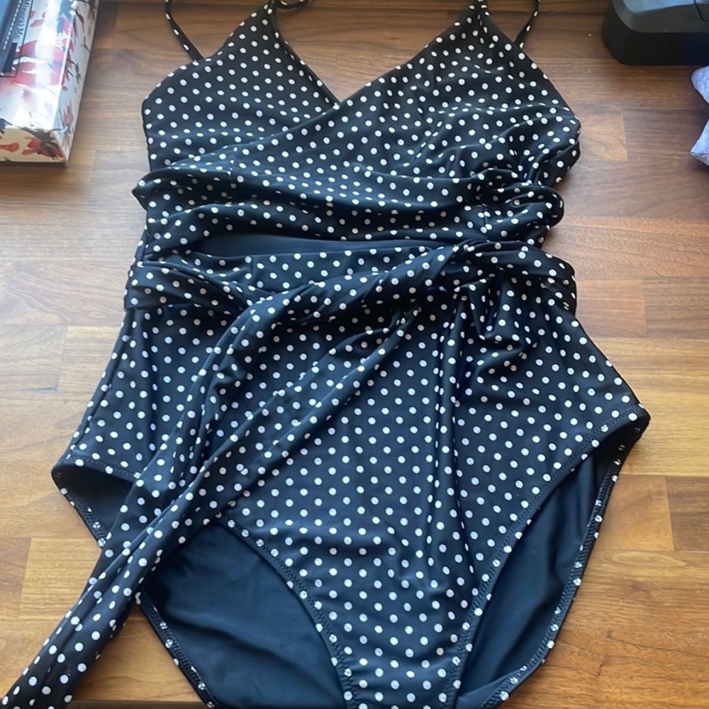 Aerie Wrap One Piece Swim Suit SIZE XL LONG